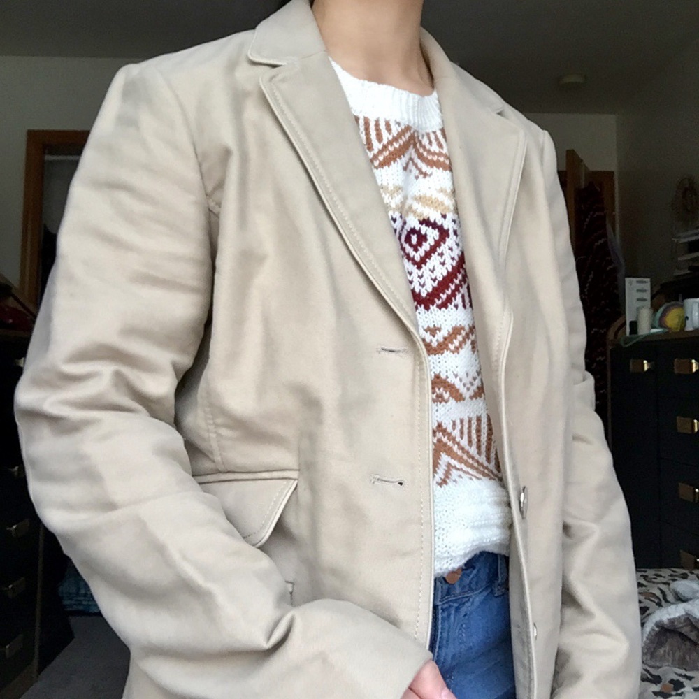 Liz Claiborne beige jacket